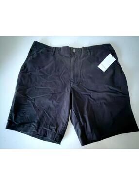 Goodfellow & Co Black The Every Wear Flat Front Shorts Men Size 36